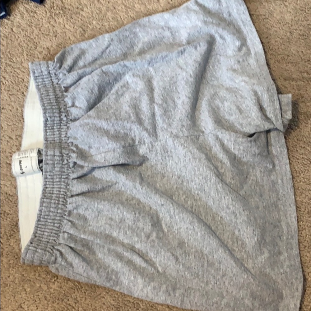 Large grey soffe shorts